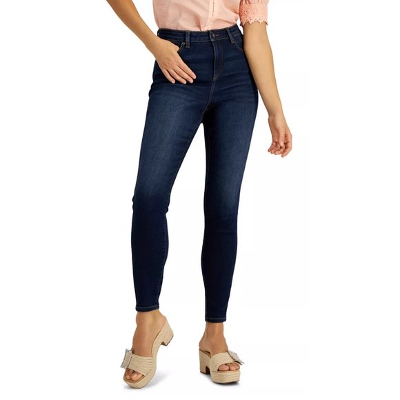 Inc International Concepts Womens High Waist Skinny Pants Red Size 4